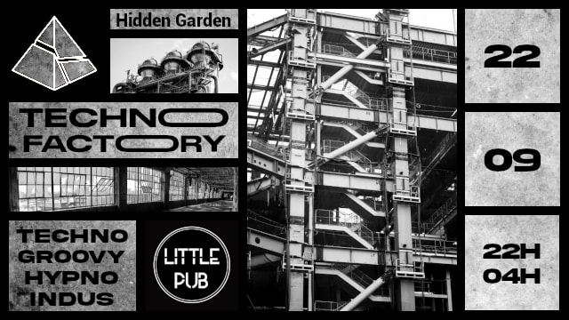 Techno Factory by Hidden Garden cover