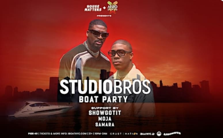 OPEN AIR BOAT PARTY - STUDIO BROS cover