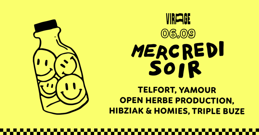 MERCREDI SOIR : Telfort, Yamour,  Open Herbe Production... cover