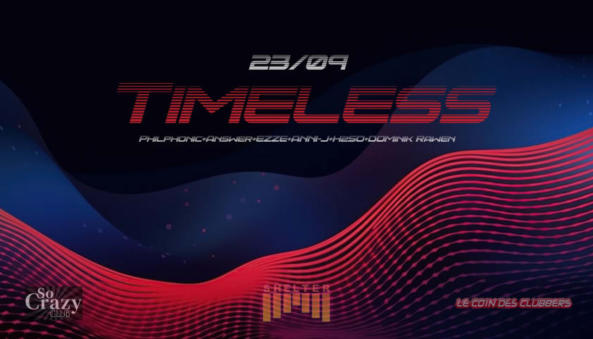 TIMELESS BY SHELTER EVENTS cover