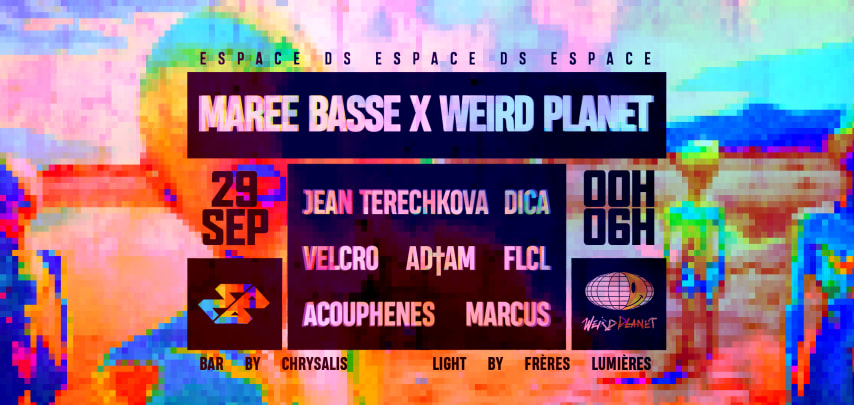 MAREE BASSE x WEIRD PLANET cover