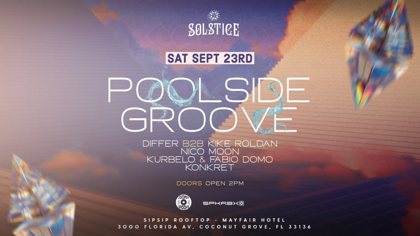 POOLSIDE GROOVE (pool party) cover