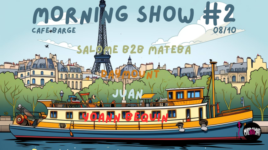 Morning show #2 SALOME/DAYMOUNT/MATEBA/JUAN/YOANN BEQUIN cover