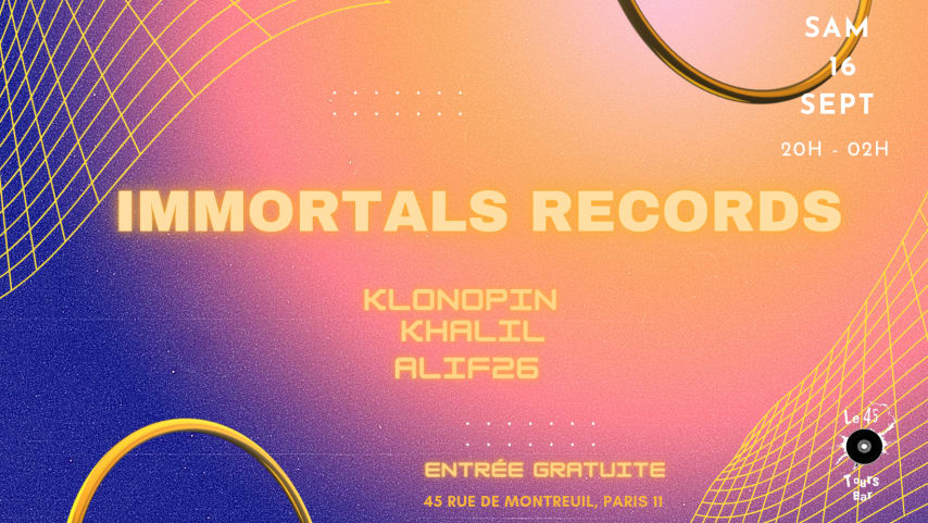 Immortals Records Crew w/ Klonopin, Khalil & Alif26 cover