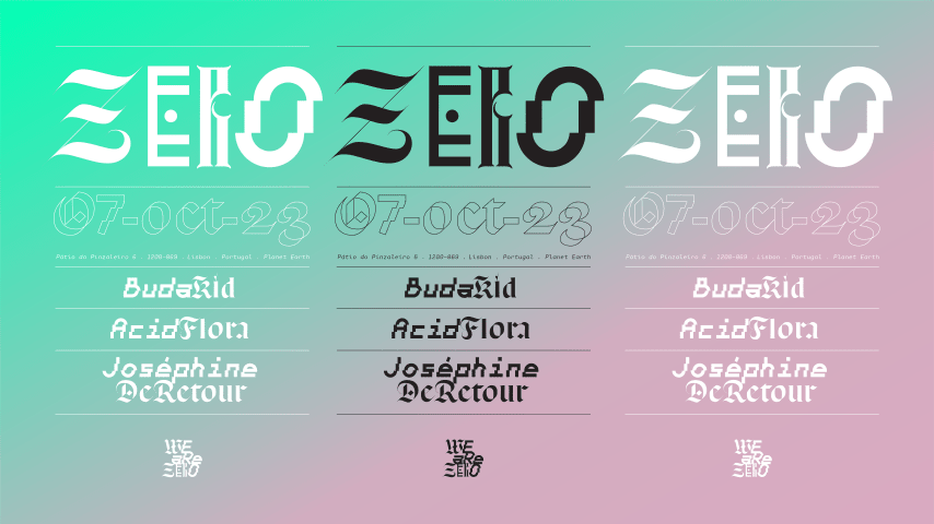 Zero Club Opening: BudaKid, AcidFlora & JoséphineDeRetour cover