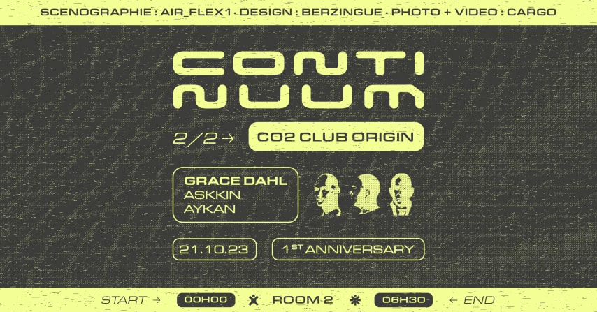 1ST ANNIVERSARY 2/2 @CO2 W/ GRACE DAHL,  ASKKIN, AYKAN cover