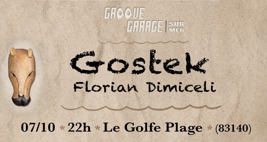 Groove Garage s/mer @Le Golfe Plage Gostek, Florian Dimiceli cover