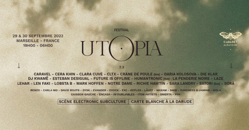 UTOPIA FESTIVAL ⏇ TOME III ⏇ cover