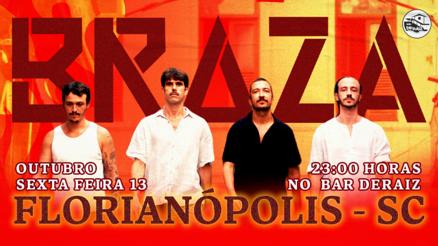 BRAZA no Bar DeRaiz  |  Show da banda Braza cover