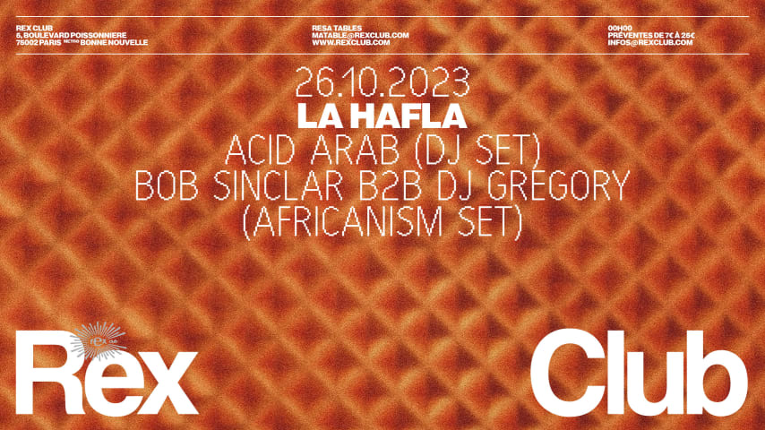 La Hafla : Acid Arab (djset), Bob Sinclar b2b Dj Gregory cover