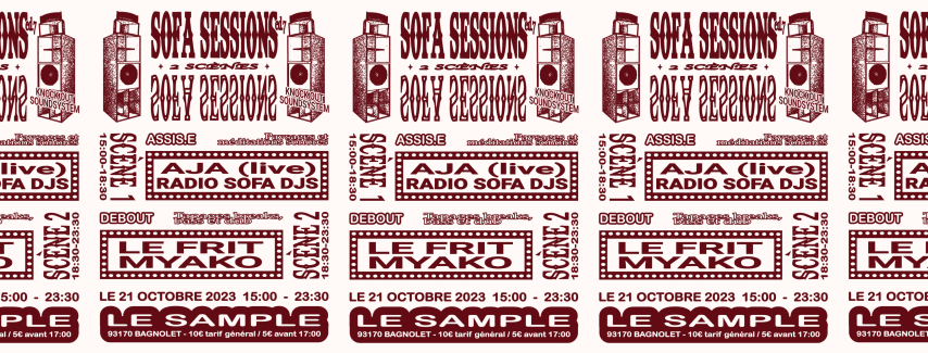 Sofa Sessions : Aja (live), Le Frit, Myako, Radio Sofa DJs cover