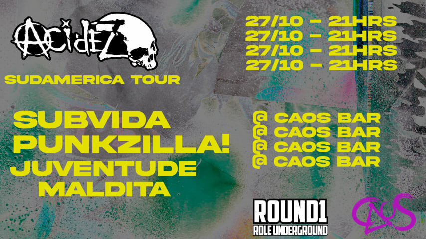 ACIDEZ - SUDAMERICA TOUR 2023 @PORTO ALEGRE cover