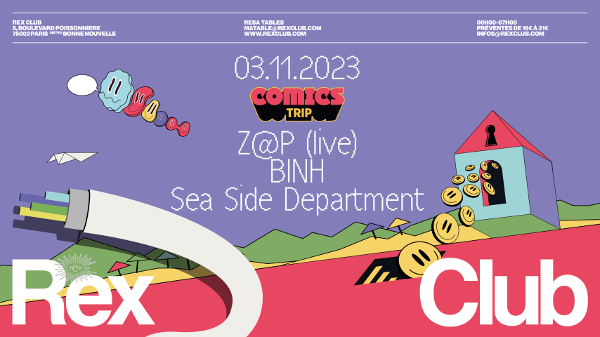 Comic's Trip: Binh, Sea Side Department, Z@p (Live) cover