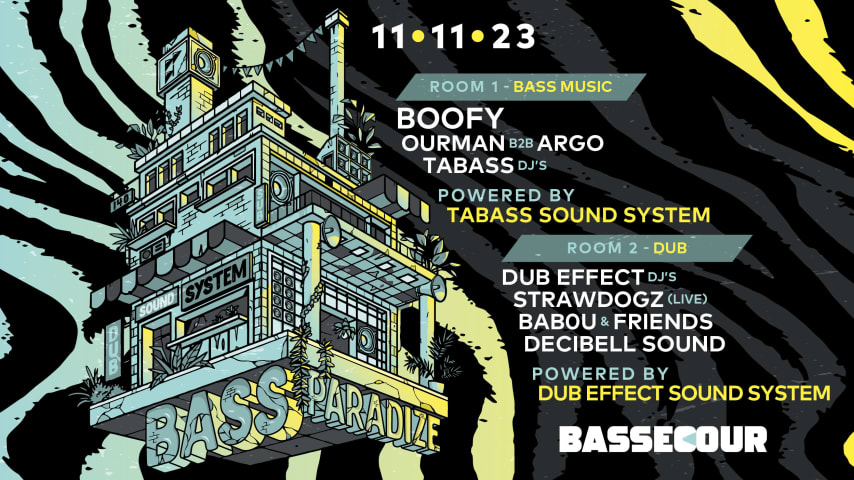 Bass Paradize #32 w/ Boofy, Argo b2b Ourman, Dub Effect cover