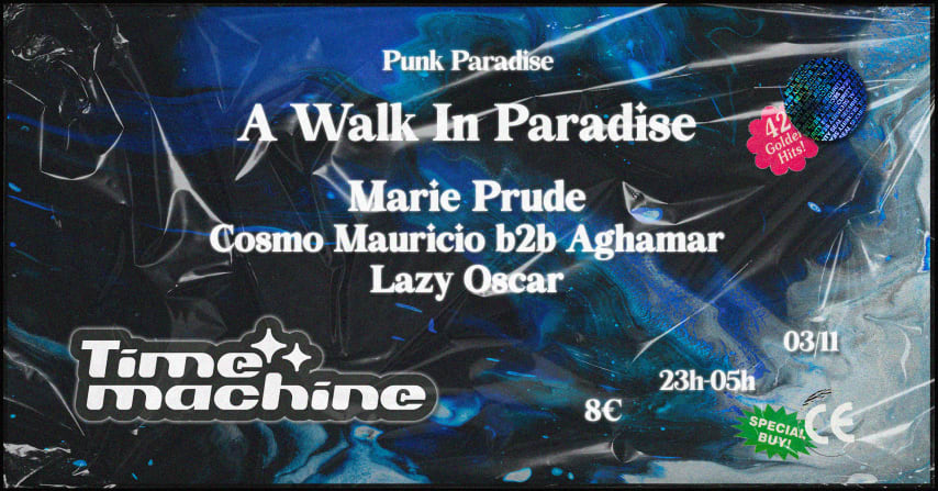 Time Machine: Marie Prude & guests au Punk Paradise cover
