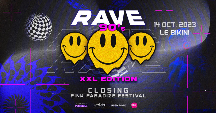 RAVE 90'S XXL - CLOSING PINK PARADIZE FESTIVAL 2023 cover