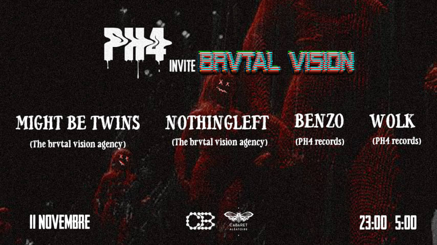 Ph4 invite Brvtal Vision cover