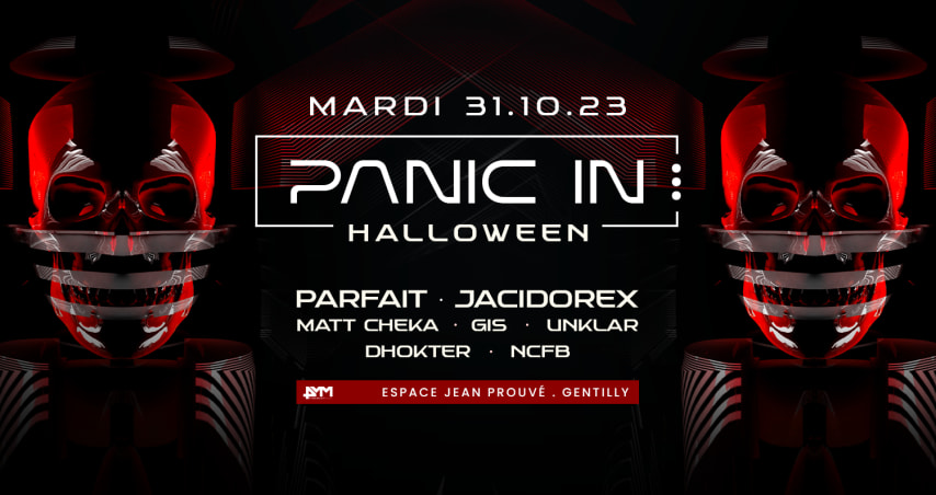 PANIC IN.....Halloween cover