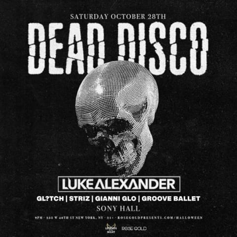 HALLOWEEN DEAD DISCO @ SONY HALL (10/28) cover