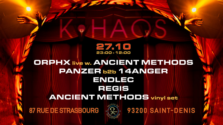 KHAOS  ORPHX  PANZERx14ANGER  ENDLEC  REGIS  ANCIENT METHODS cover