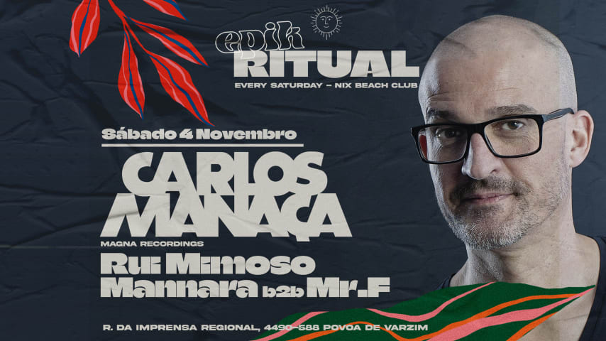 Epik x Ritual presents CARLOS MANAÇA cover