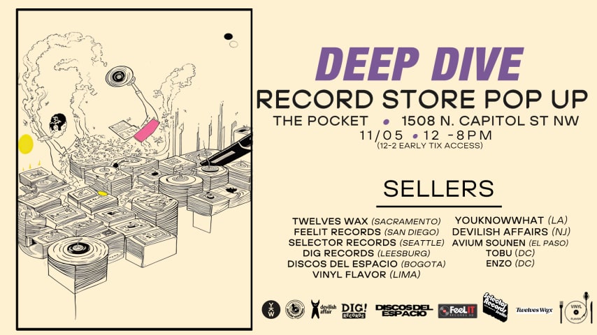 Deep Dive DC - Record Store Pop-Up cover