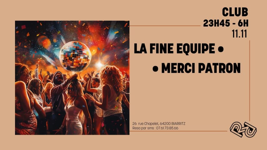 La Rhapsodie • La Fine Equipe, Merci Patron cover