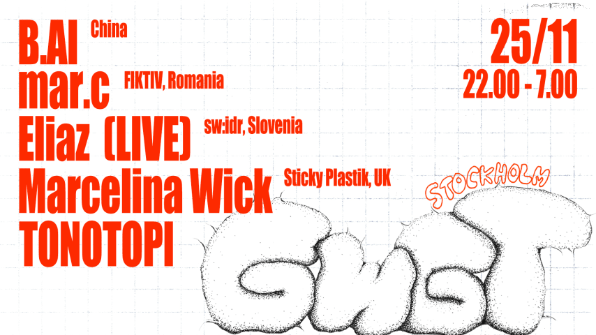 GWGT // ELIAZ (Live), B.AI, mar.c, Marcelina Wick, TONOTOPI cover