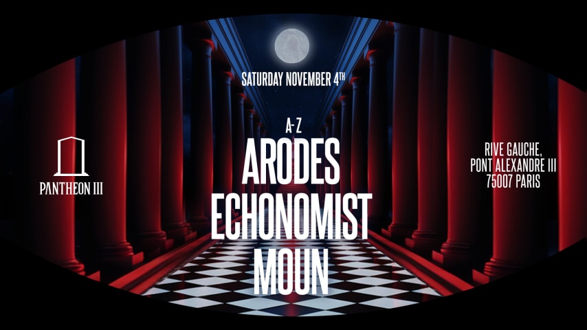 PANTHEON presents : ARODES & ECHONOMIST - 04/11 cover