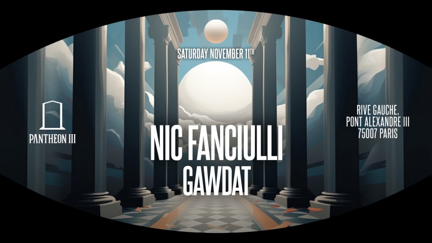 PANTHEON presents : NIC FANCIULLI & GAWDAT - 11/11 cover