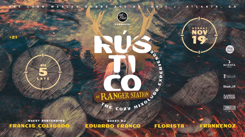 RUSTICO - The Cozy-Cabin Mixology Experience cover