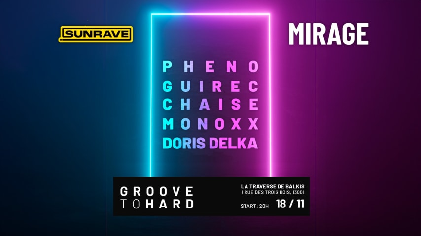 Mirage X SunRave  : Groove to Hard cover