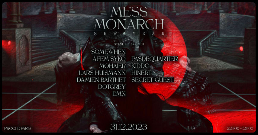 MESS + MONARCH | NYE 2024 cover