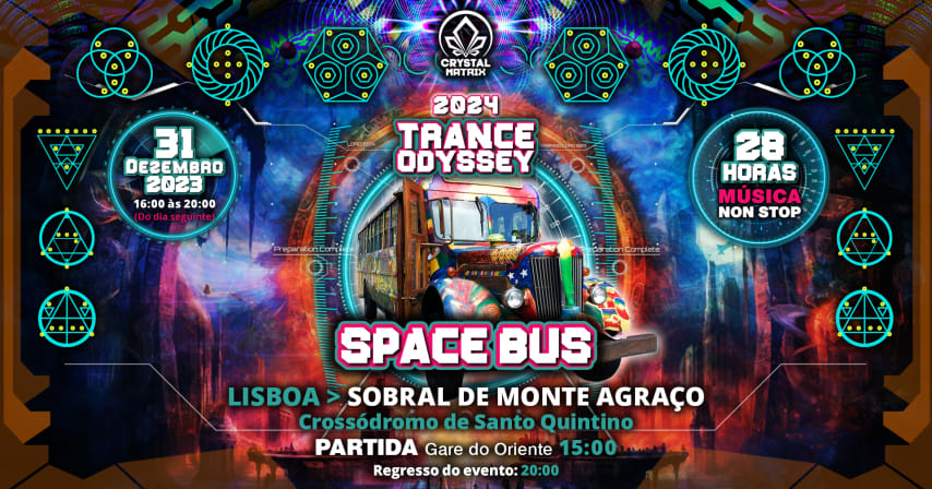 SPACE BUS TRANCE ODYSSEy 2024 / Lisboa cover