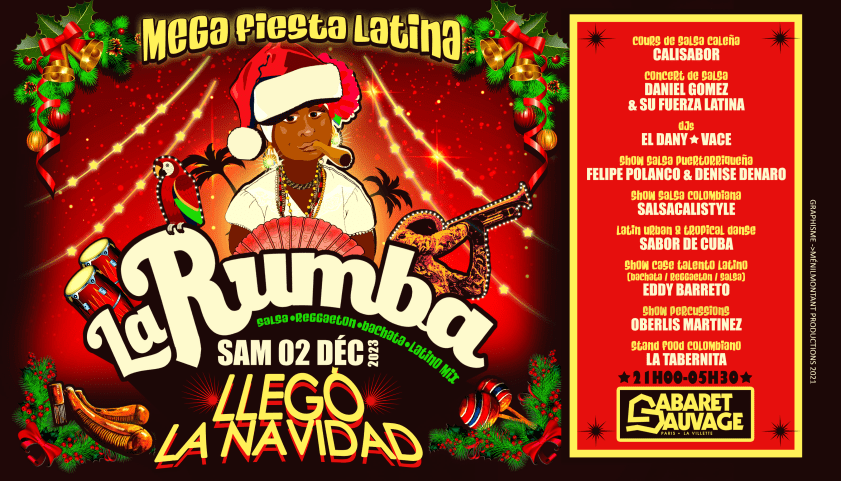 LA RUMBA ¡ Mega Fiesta Latina ! 02-12-23 cover
