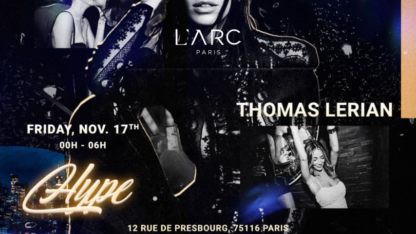 Hype @ L'Arc Paris cover