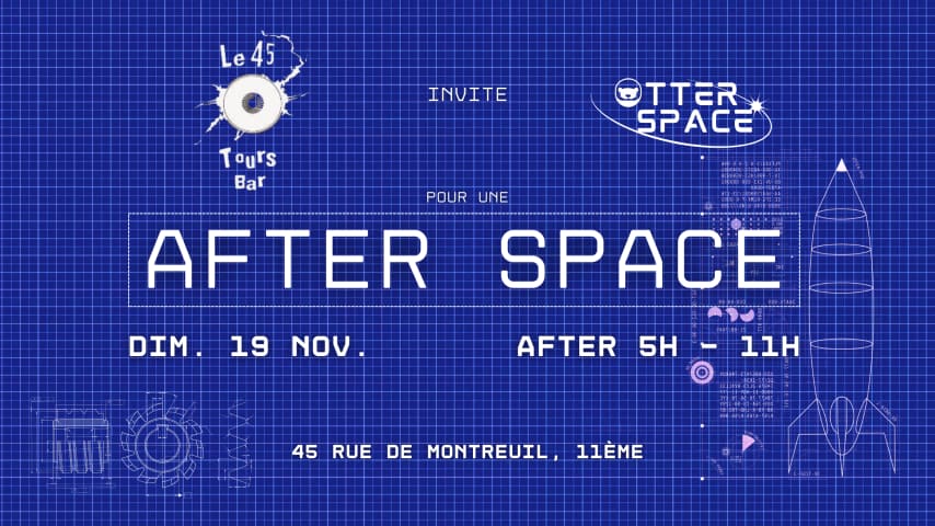 AFTER Techno L'Atome #379 w/ Otter Space Collective cover