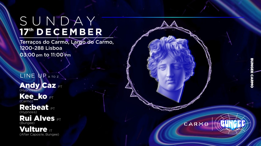 VULTURE • ANDY CAZ • RE:BEAT & MORE | SUN 17 DEC • CARMO cover