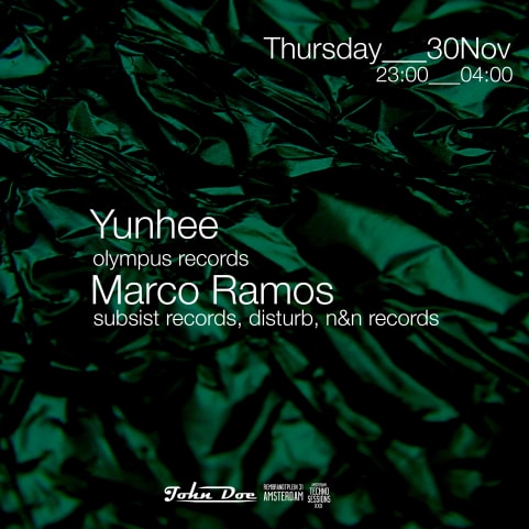 Amsterdam Techno Sessions w/ Marco Ramos (N&N) & Yunhee cover