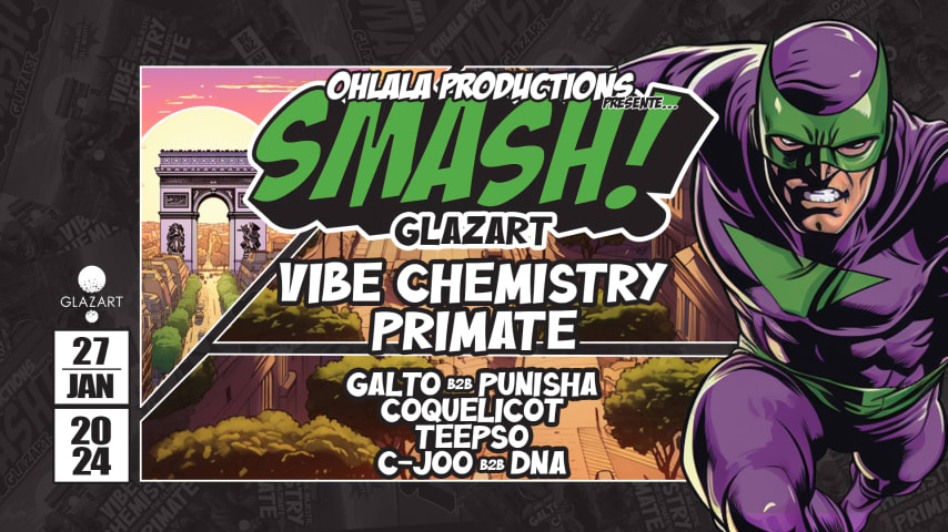 SMASH #2 w/ VIBE CHEMISTRY, PRIMATE, COQUELICOT & More cover