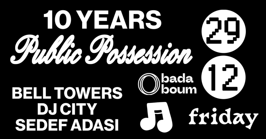 Club — Public Possession 10 ans with Sedef Adasi cover
