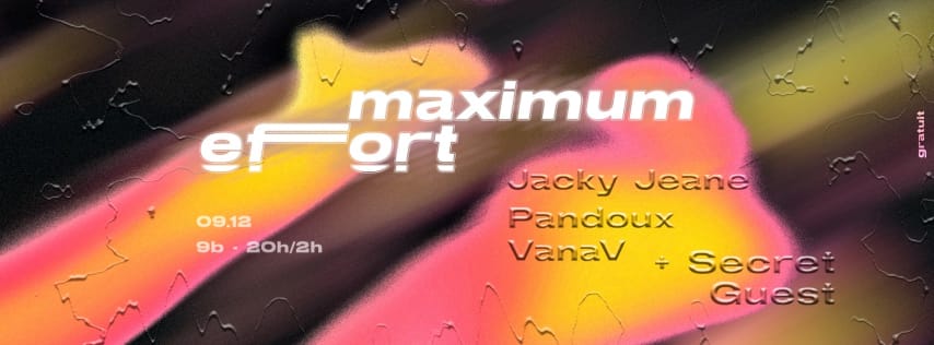 Maximum effort @Le 9b cover