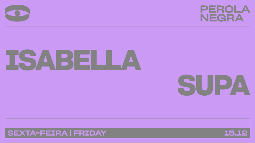 ISAbella - Pérola Negra Club cover