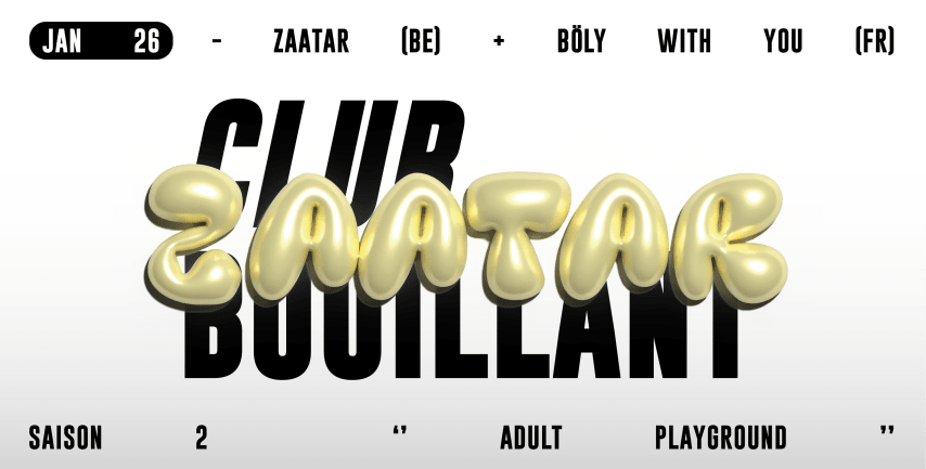 Club Bouillant - Zaatar · Böly W/ You cover