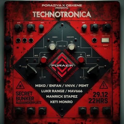 Obxene X Poraziya Presents Technotronica cover