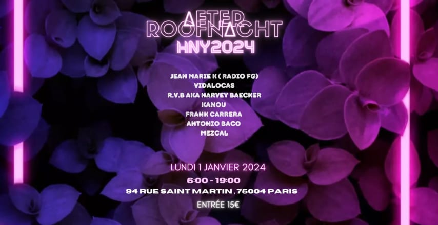 AFTER ROOFNACHT Happy New Year  2024 cover