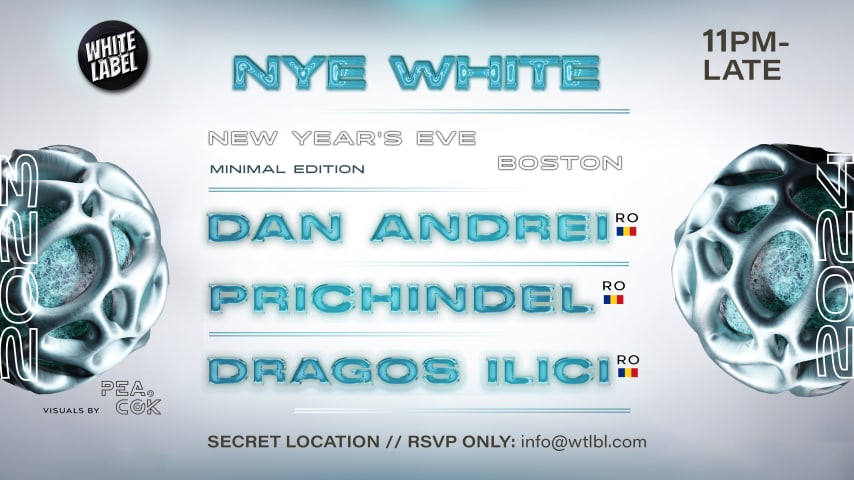 NEW YEAR'S EVE WHITE: DAN ANDREI + DRAGOS ILICI + PRICHINDEL cover