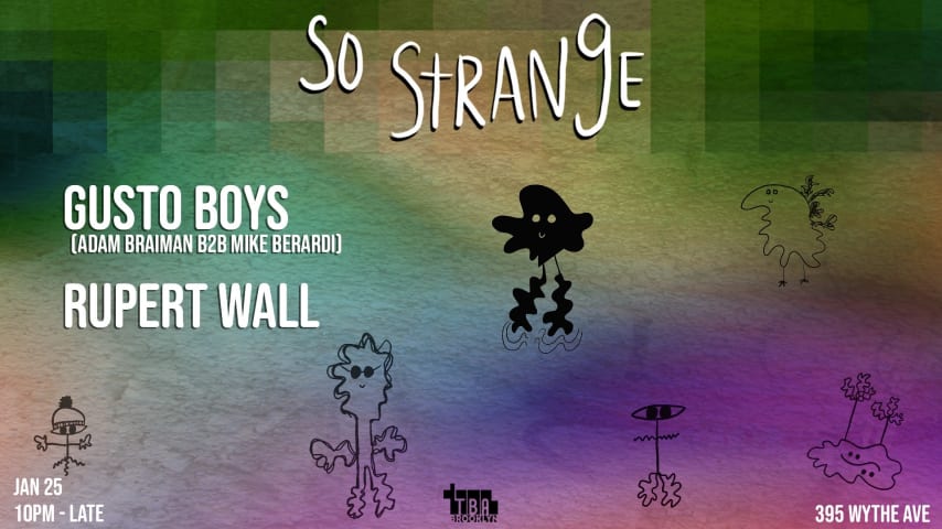 So Strange: Gusto Boys, Rupert Wall cover