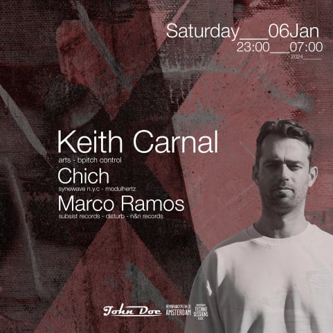 Amsterdam Techno Sessions w/ Keith Carnal (Bpitch control) cover