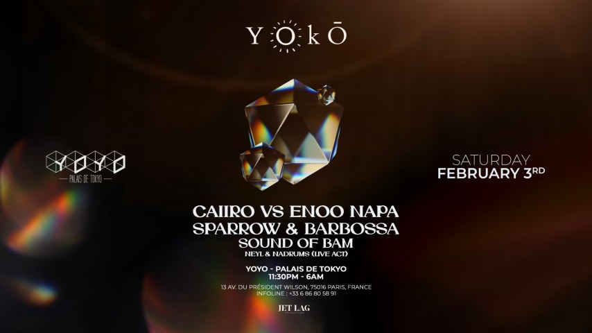 YOKO invite CAIIRO VS ENOO NAPA, SPARROW & BARBOSSA cover